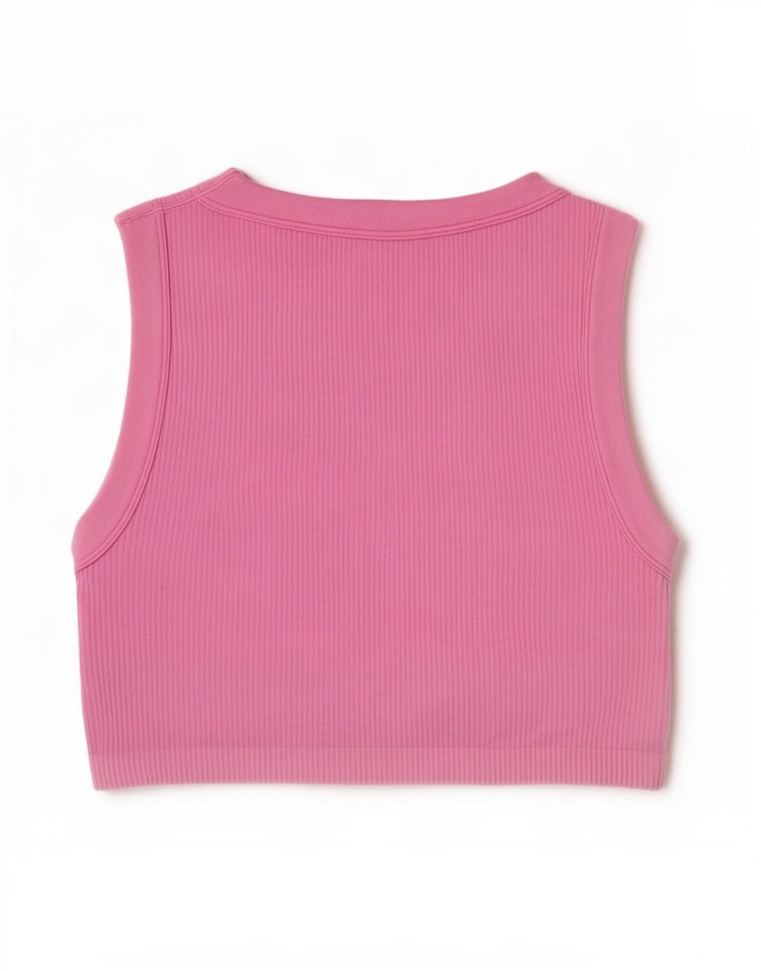 Canotta corta da donna Zara UK 12 Rosa medio