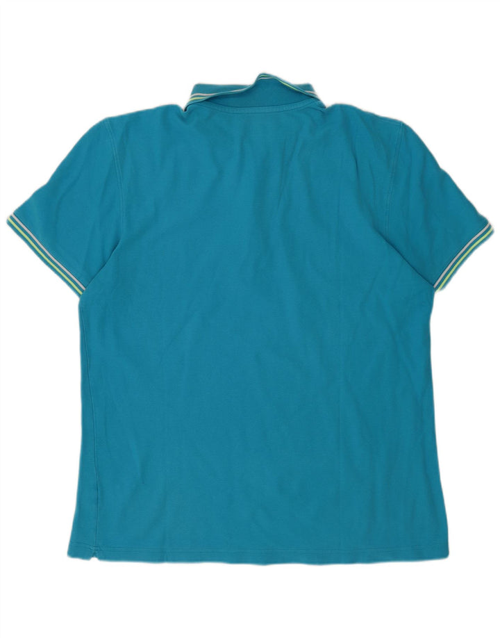 Polo da uomo Lotto 3XL in cotone blu