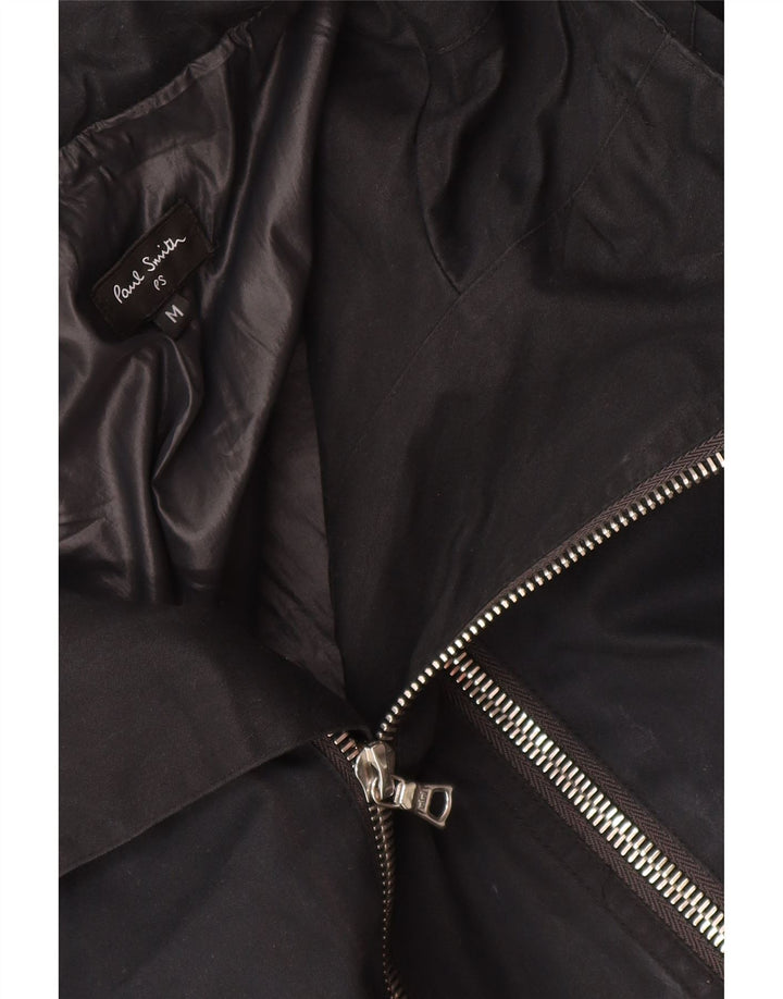 Impermeabile con cappuccio da uomo Paul Smith UK 38 medio nero