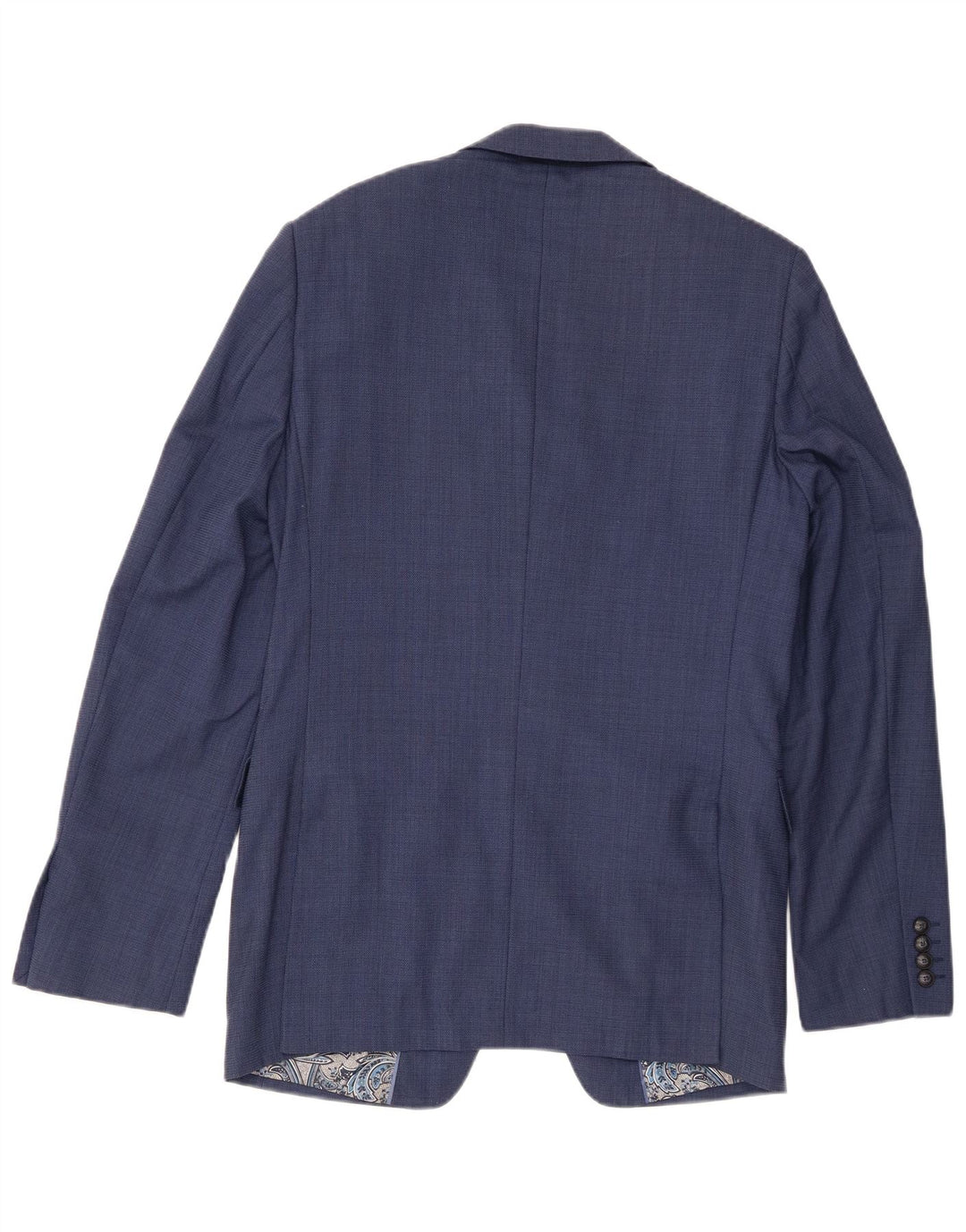 Giacca blazer a 2 bottoni da uomo Marks & Spencer UK 38 lana blu medio