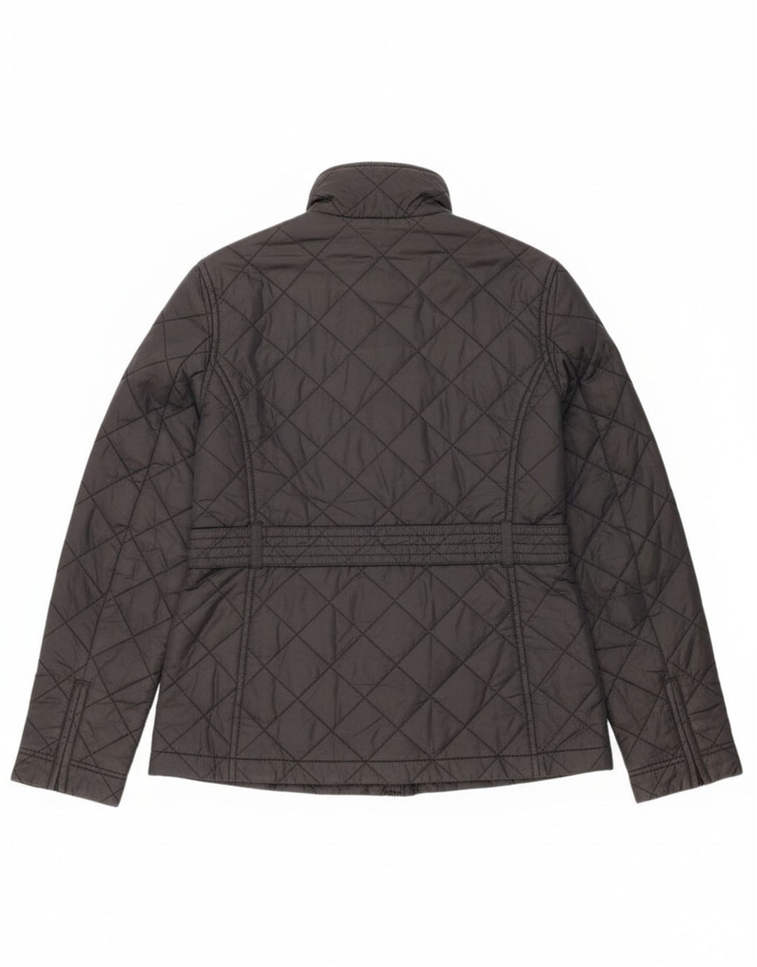 Giacca trapuntata da donna Jack Wills UK 14 grande nylon nero