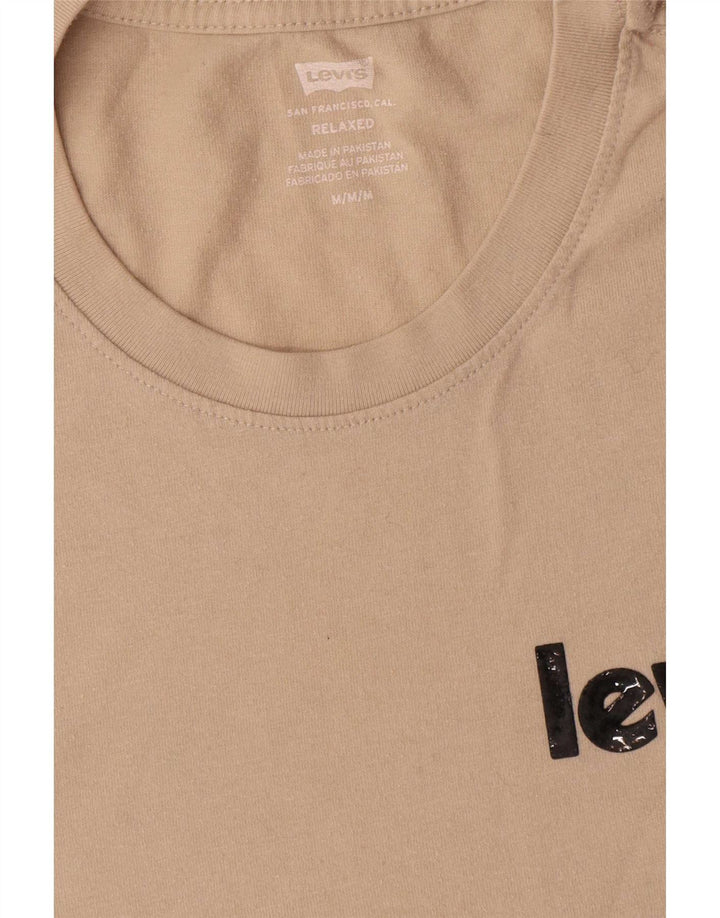 T-shirt grafica rilassata da uomo Levi's in cotone beige medio