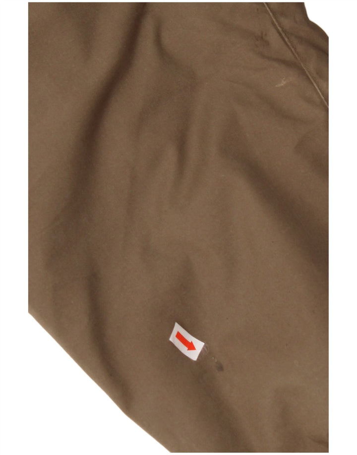 JACK WOLFSKIN Giacca a vento con cappuccio da uomo UK 40/42 Large Khaki