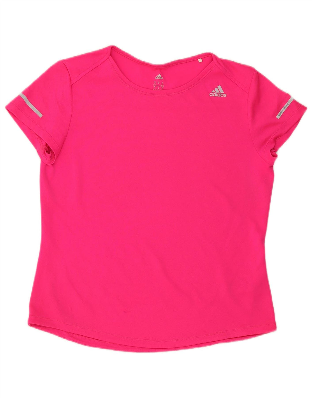 T-shirt da donna Adidas Top UK 12/14 poliestere rosa medio