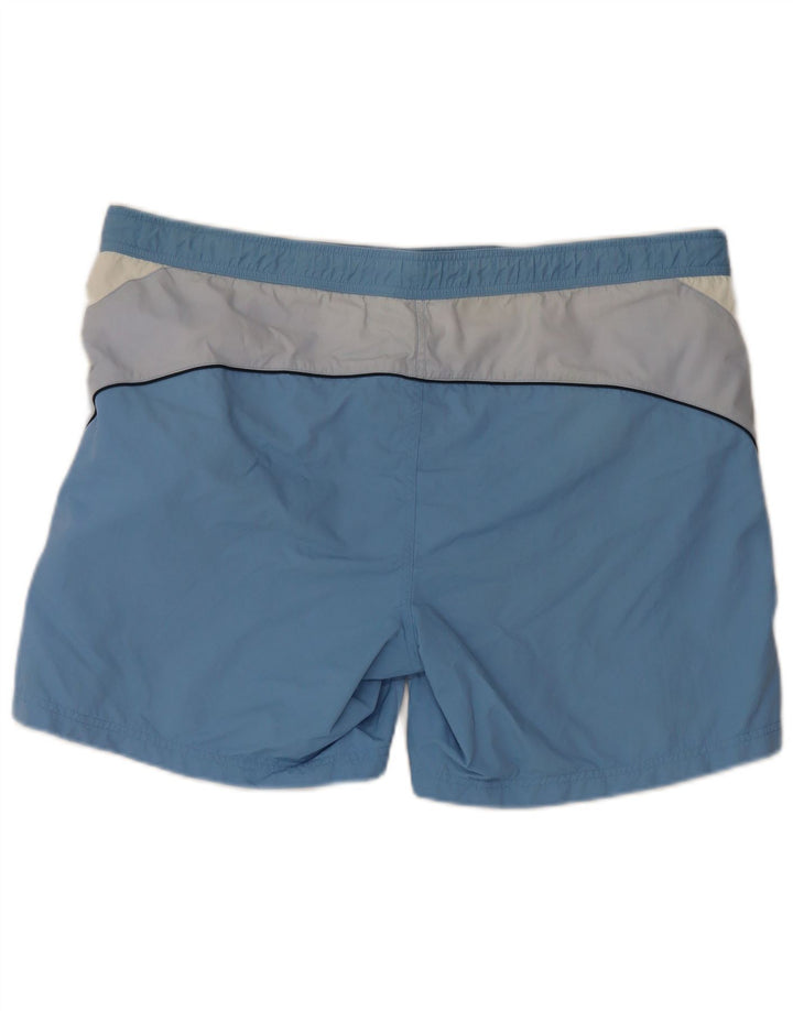Pantaloncini da bagno da uomo Champion 2XL Poliestere color block blu