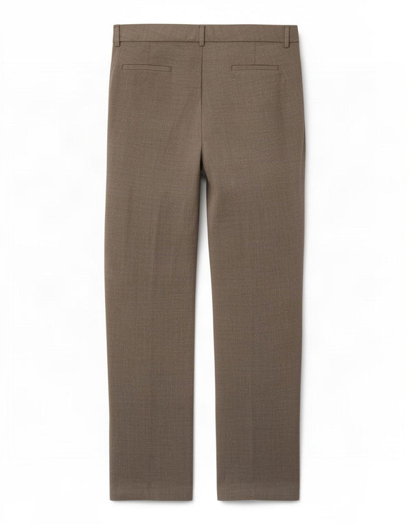 Pantaloni da abito dritti da donna Marks & Spencer UK 16 Large W36 L29 Grigio