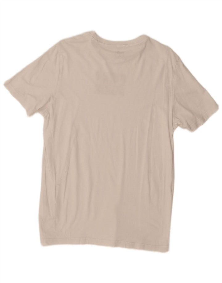 T-shirt grafica da uomo PUMA Top Small in cotone bianco