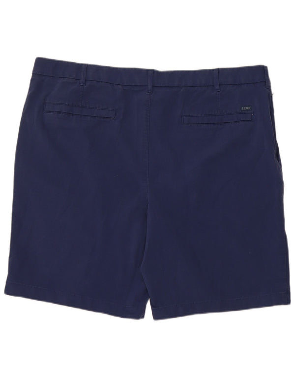 Pantaloncini chino da uomo IZOD W40 XL in cotone blu navy