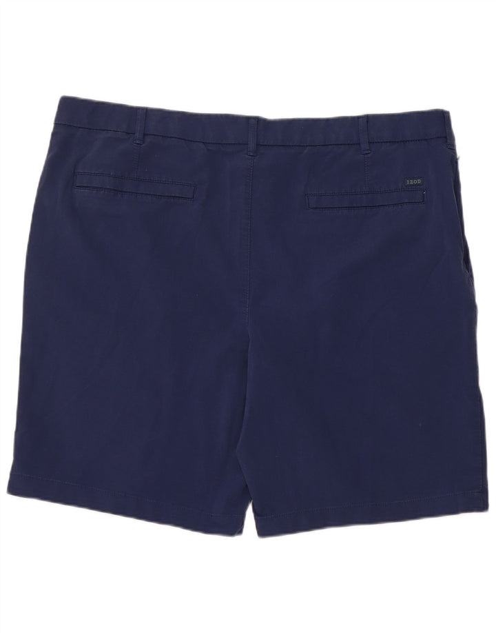 Pantaloncini chino da uomo IZOD W40 XL in cotone blu navy