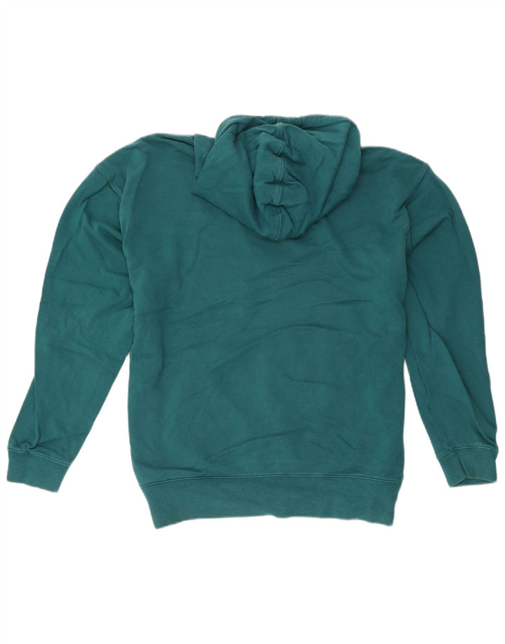 Felpa con cappuccio da uomo Adidas in cotone verde medio