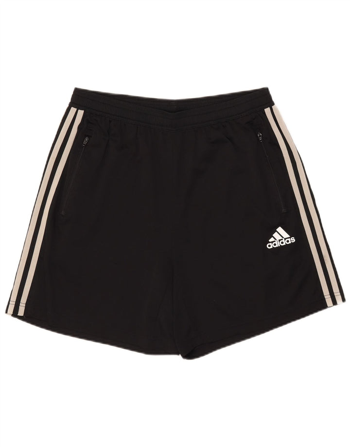 Pantaloncini sportivi Adidas Aeroready da uomo grandi in poliestere nero