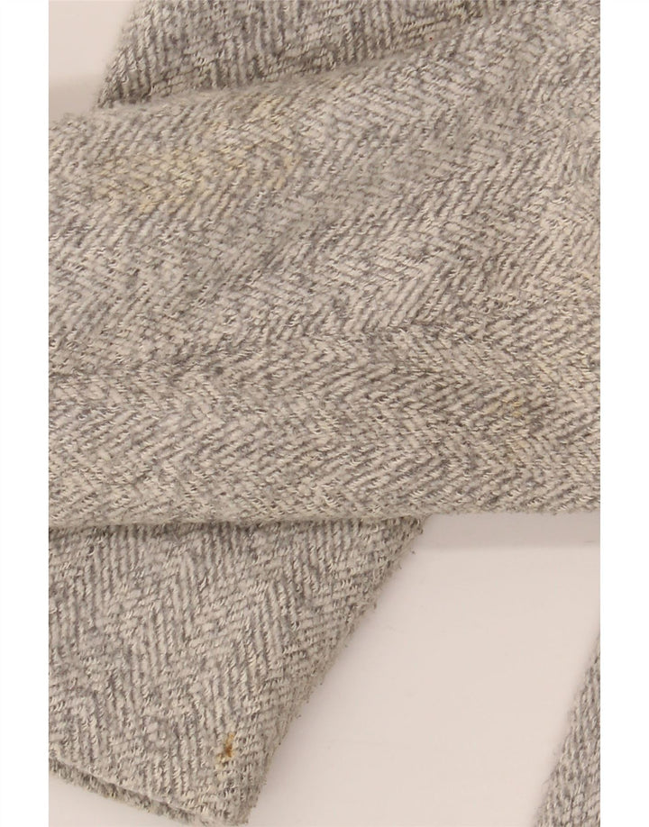 Soprabito da donna Zara UK 12 Poliestere a spina di pesce beige medio