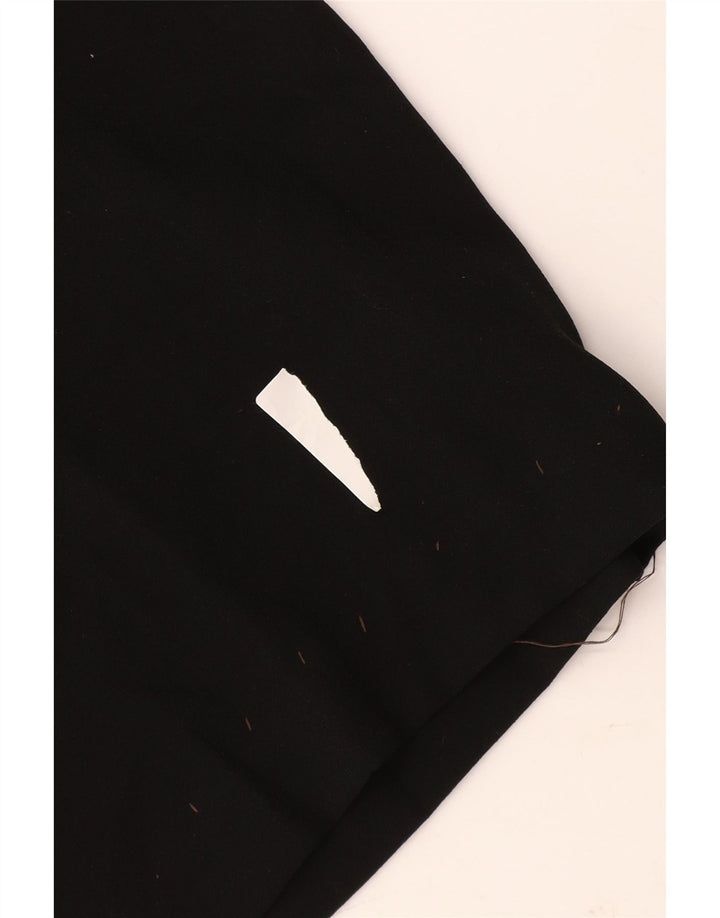 Pantaloni Capri da donna Marks & Spencer UK 16 Large W34 L22 Poliestere nero
