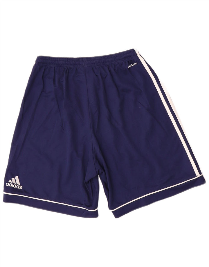 Pantaloncini sportivi ADIDAS Aeroready da uomo medio in poliestere blu navy