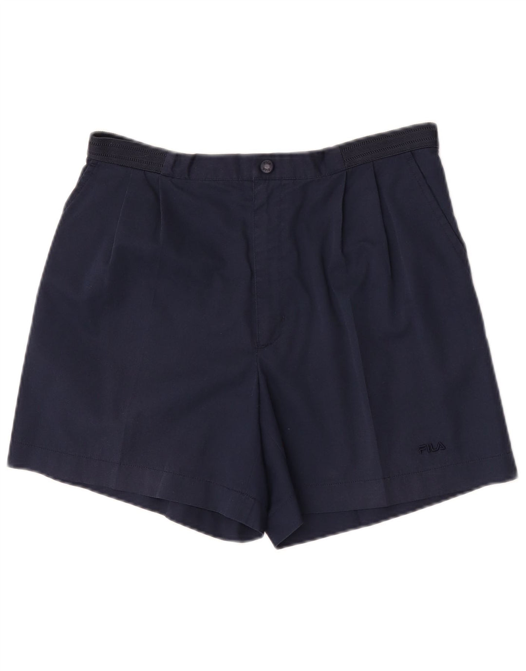 Pantaloncini chino con pegging da uomo Fila IT 48 Medium W32 poliestere blu navy