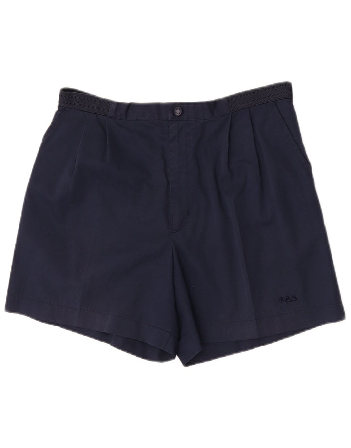 Pantaloncini chino con pegging da uomo Fila IT 48 Medium W32 poliestere blu navy