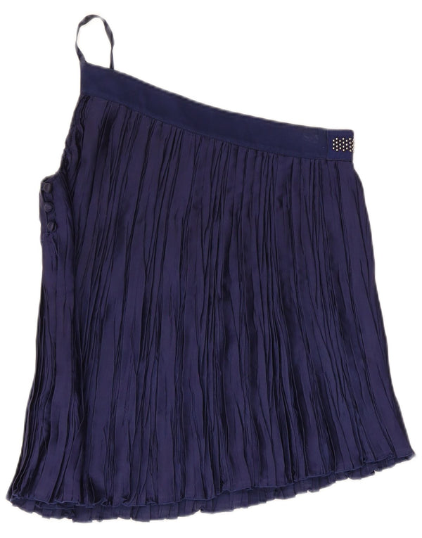 Top Monospalla Donna Patrizia Pepe IT 40 Small Blu Navy Poliestere