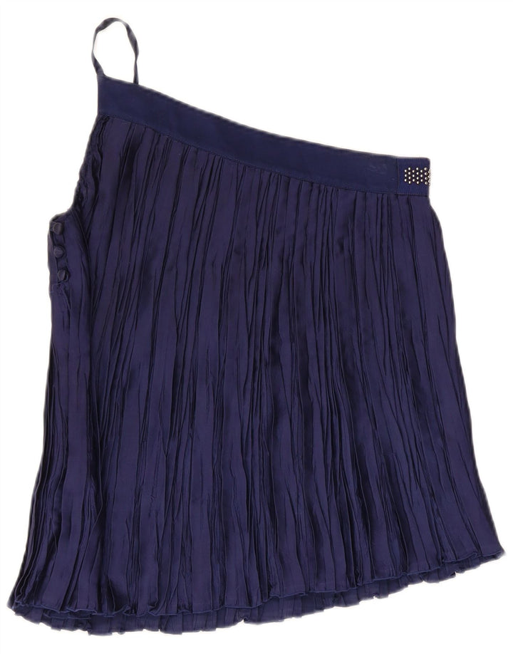 Top Monospalla Donna Patrizia Pepe IT 40 Small Blu Navy Poliestere