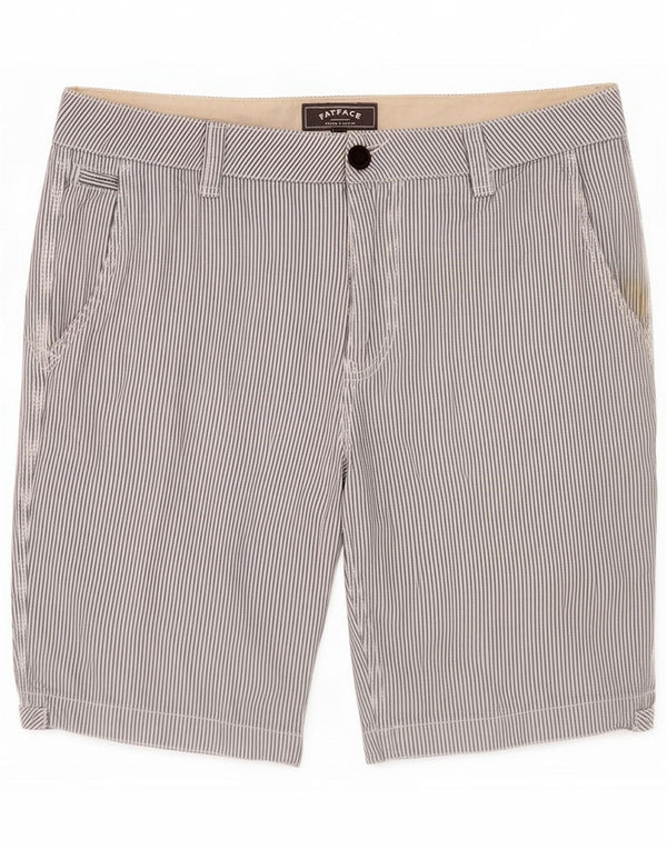 Pantaloncini chino da uomo Fat Face XL W38 cotone gessato blu