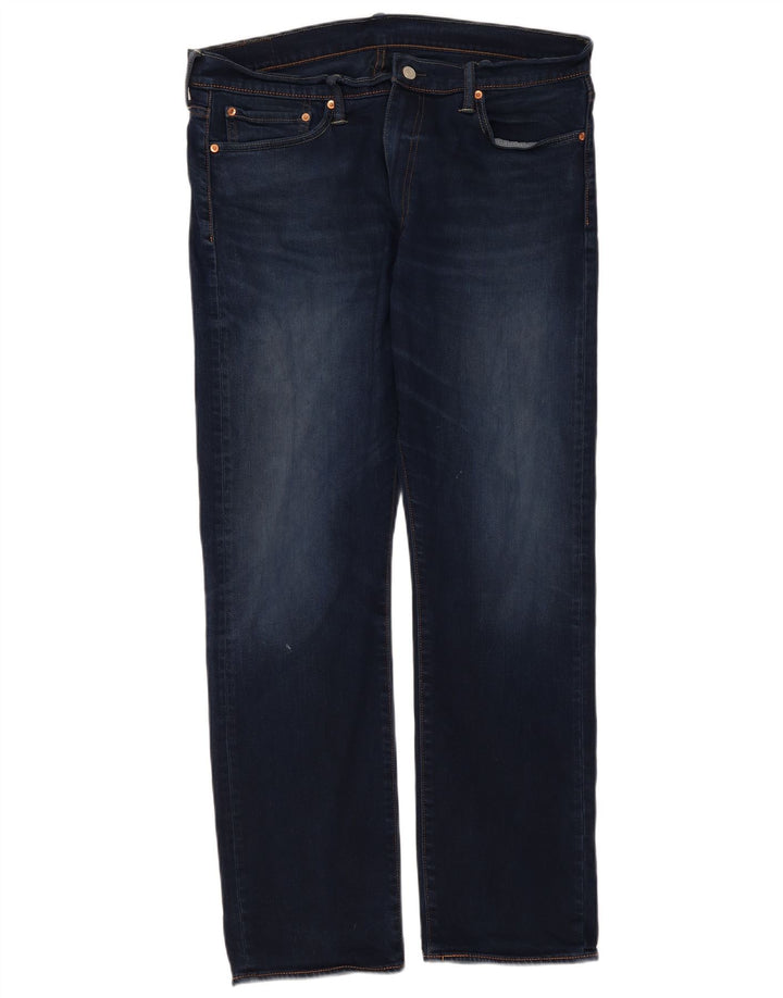 Levi's Uomo 513 Jeans dritti slim W36 L32 Cotone blu navy