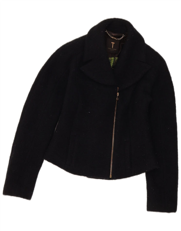 Giacca Bolero da donna Ted Baker UK 8 piccola lana nera