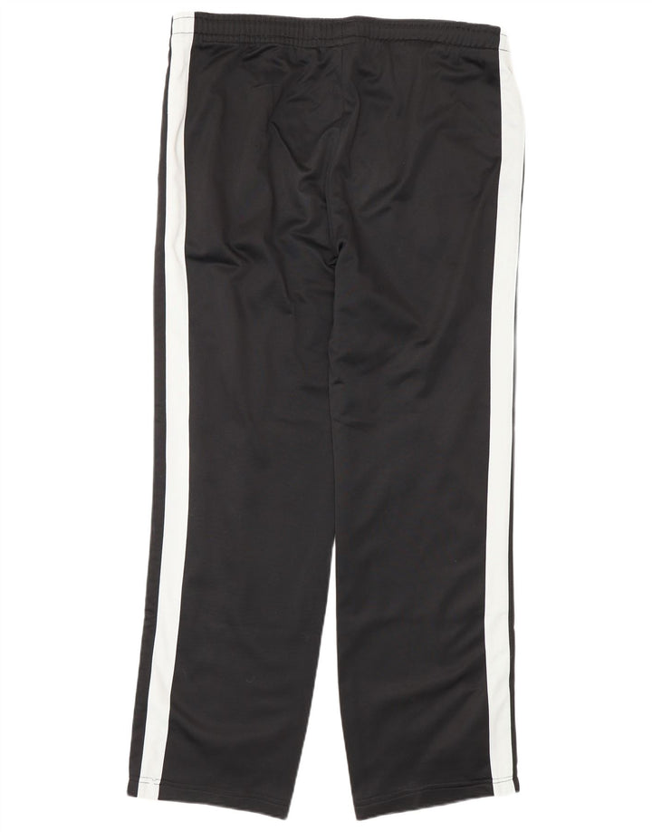 Pantaloni da tuta da uomo Fila Large in poliestere color block nero