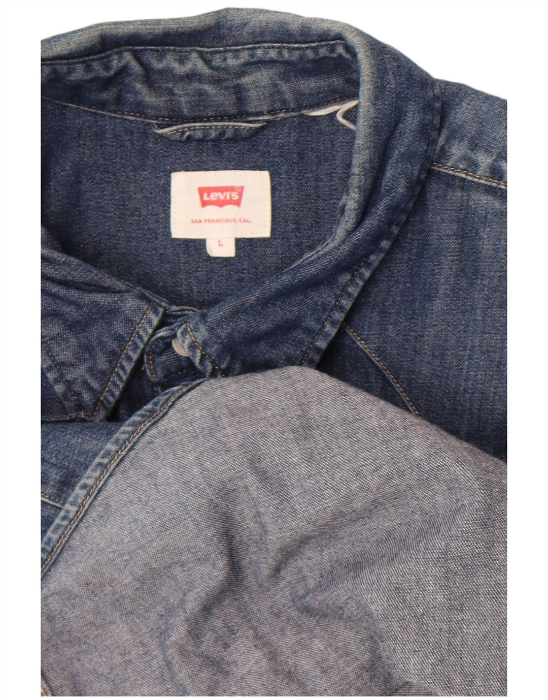 Camicia di jeans da uomo Levi's grande blu