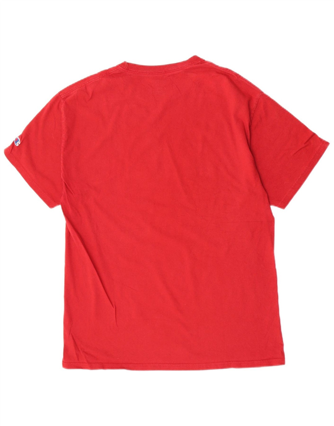T-shirt grafica da uomo Champion Top grande in cotone rosso