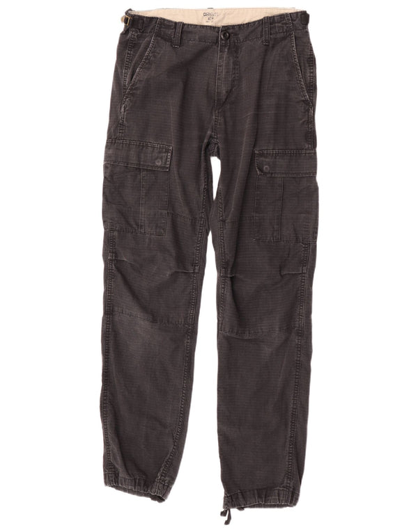 Pantaloni cargo da uomo Carhartt Joggers W30 L32 cotone nero