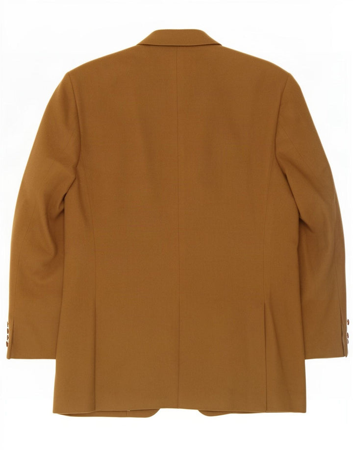 Giacca blazer da uomo a 2 bottoni David Saddler IT 54 2XL Lana beige