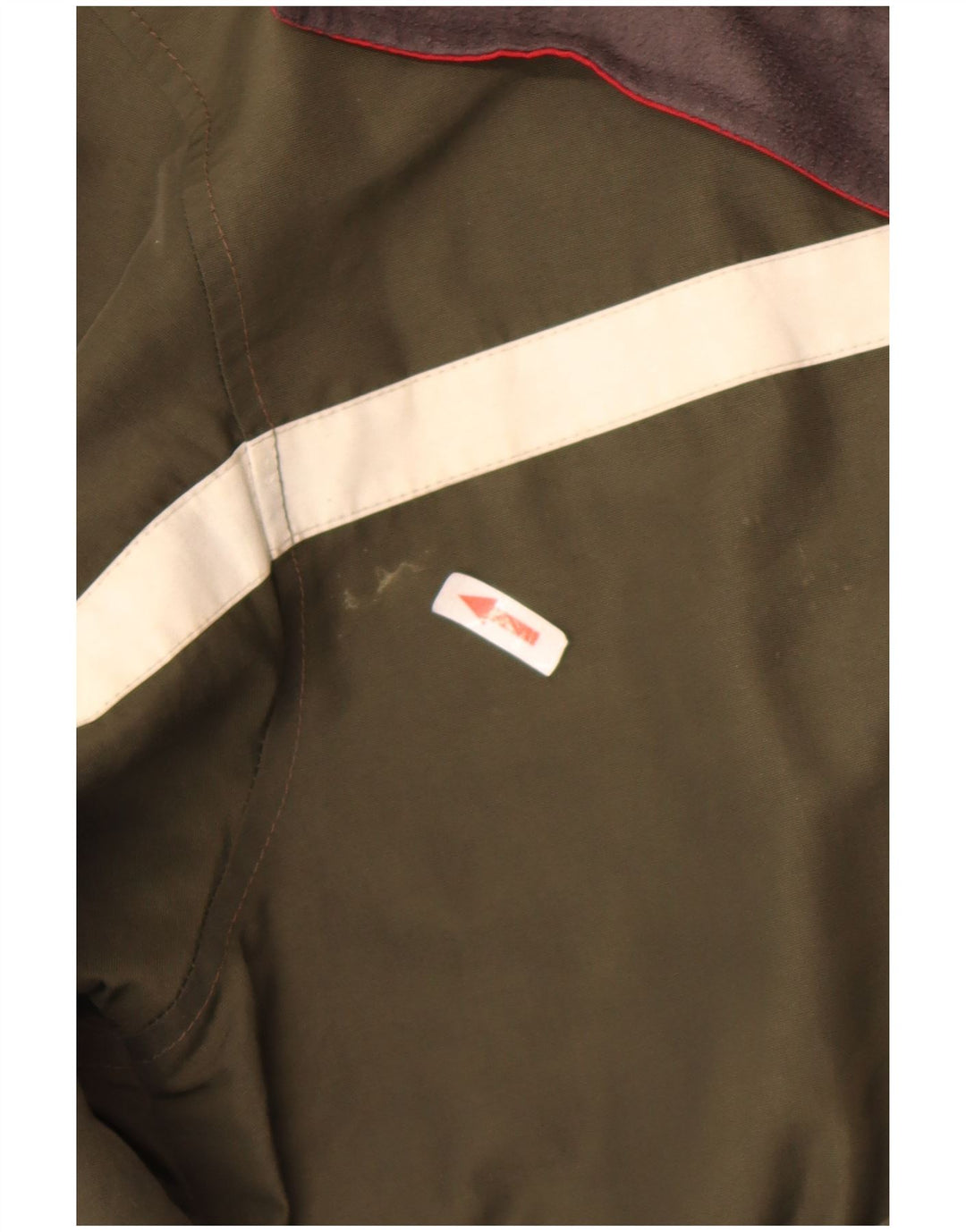 Giacca utility da uomo Tommy Hilfiger UK 40 Large Poliestere color block kaki