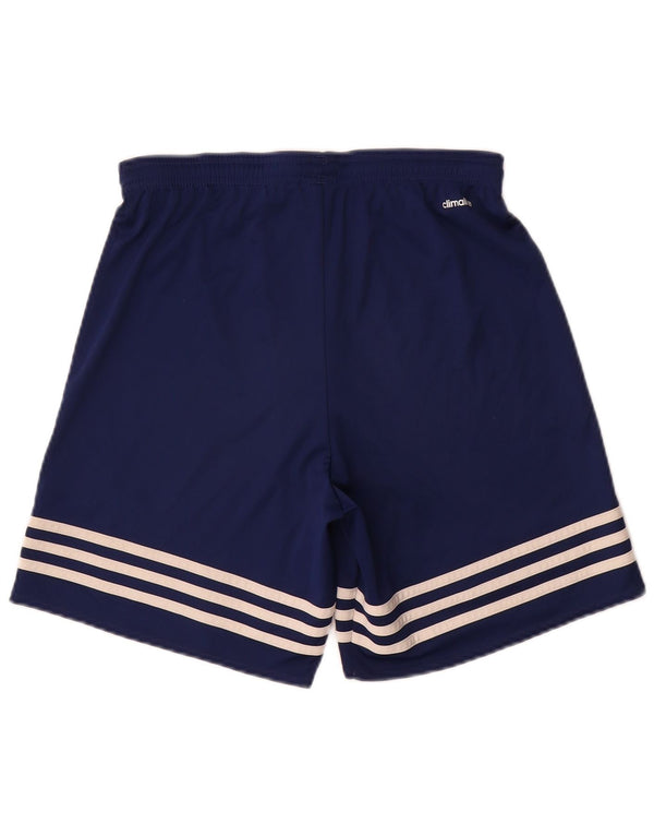 Pantaloncini sportivi Adidas Climalite da uomo medio blu navy