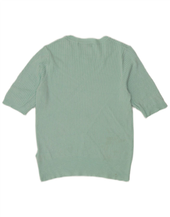 Maglione maglione con scollo a barca da donna Marks & Spencer UK 12 Verde medio