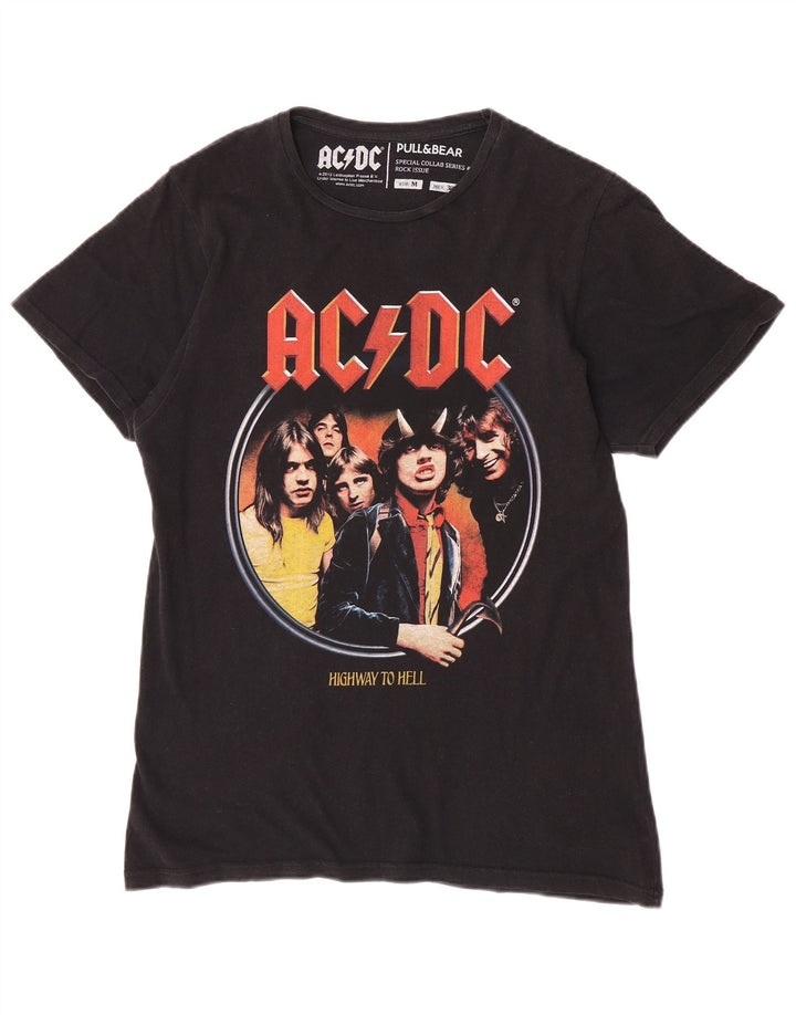 T-shirt grafica da uomo Pull & Bear, taglia media, nera