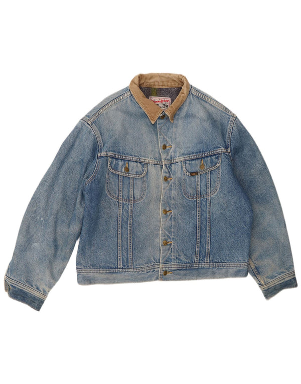 Giacca di jeans da uomo Lee UK 40 grande blu