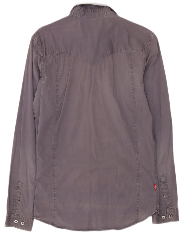 Camicia Levi's Uomo Small Cotone Grigio