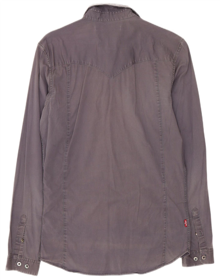 Camicia Levi's Uomo Small Cotone Grigio