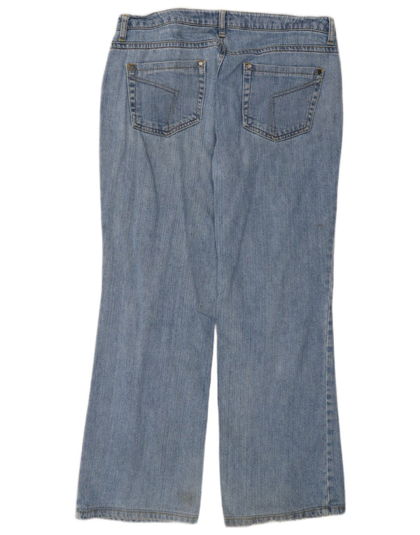 Vintage Womens Bootcut Jeans W32 L28 Blue Cotton
