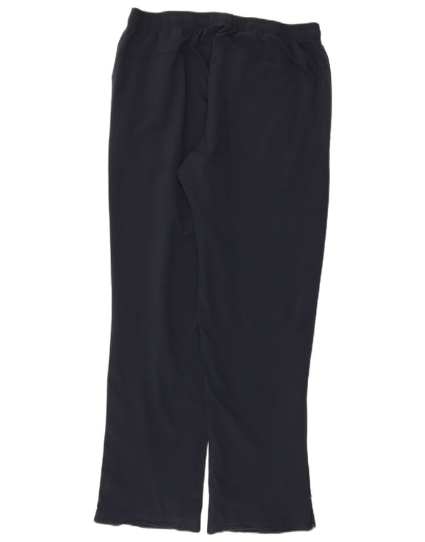 Pantaloni da tuta da uomo Adidas Large in poliestere blu navy