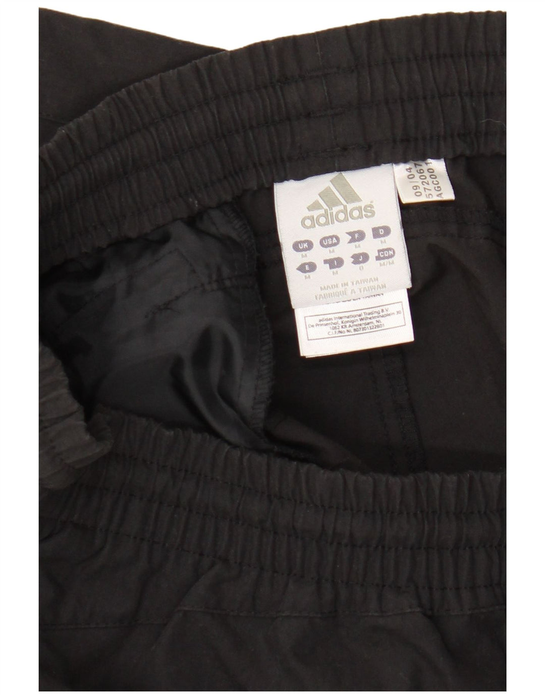 Pantaloni da tuta Adidas Capri da uomo, poliestere medio nero