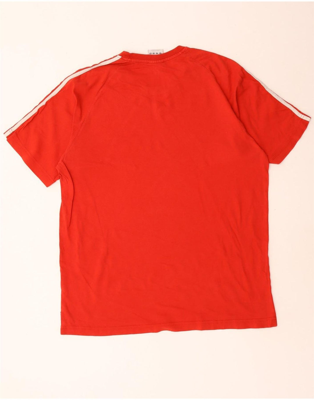 T-shirt da uomo Adidas Top Large rossa in cotone