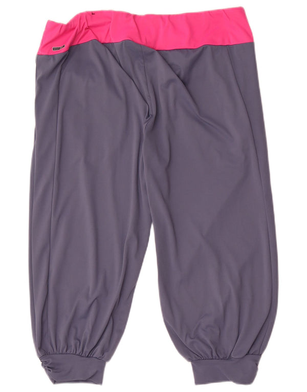 Pantaloncini sportivi Puma da donna Bermuda UK 14 Large Grey Colourblock Sports