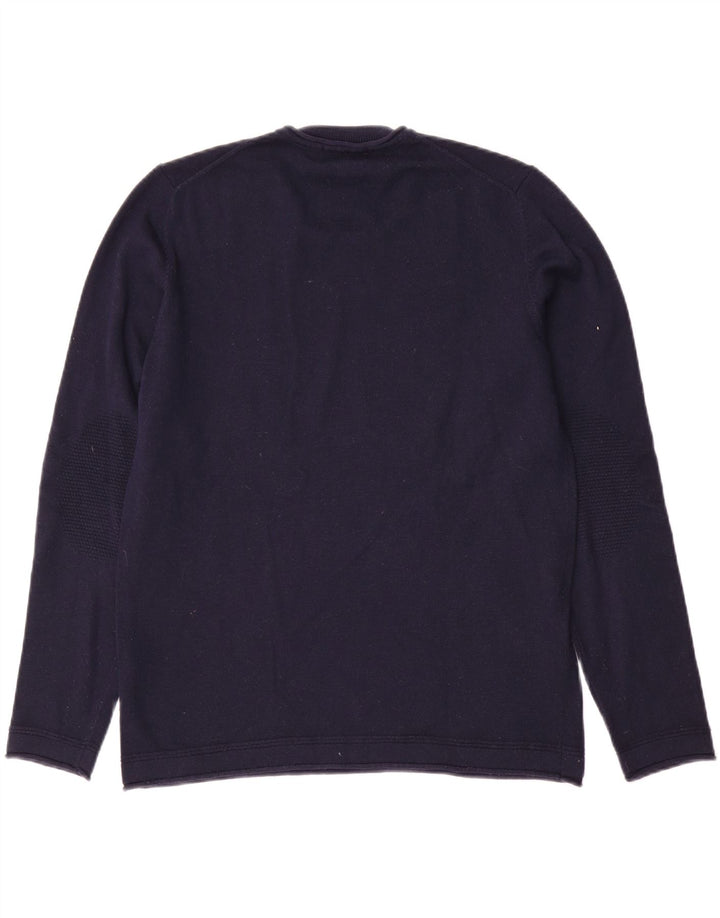 Maglione maglione girocollo da uomo Liu Jo piccolo blu navy
