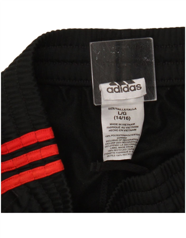 Pantaloni da tuta da ragazzo Adidas Joggers 12-13 anni Large Nero Poliestere