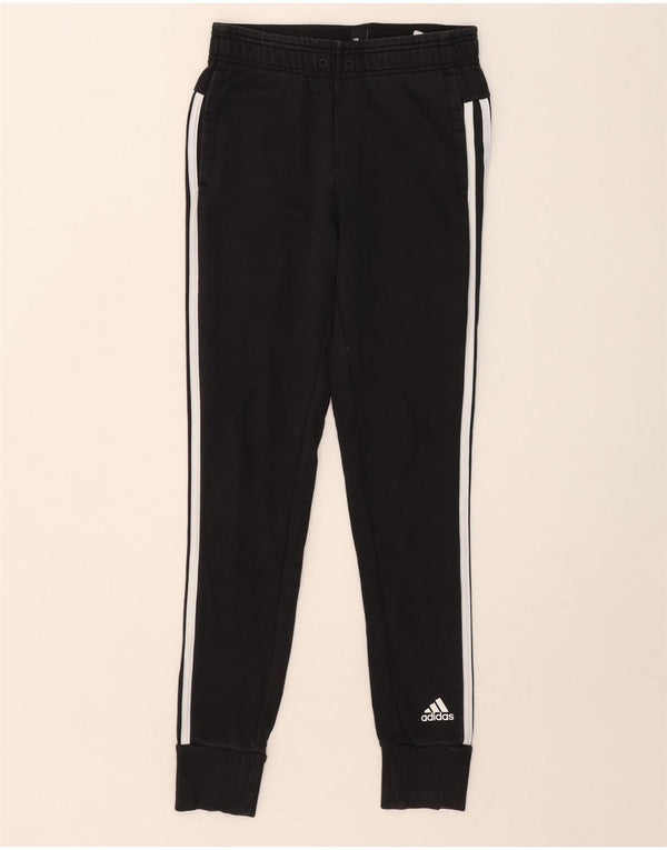 Pantaloni da tuta da donna Adidas Joggers UK 4/6 XS cotone nero