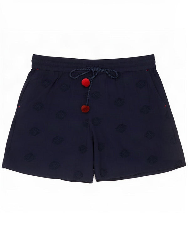 White Stuff Womens Casual Shorts Large W32 Navy Blue Polyester