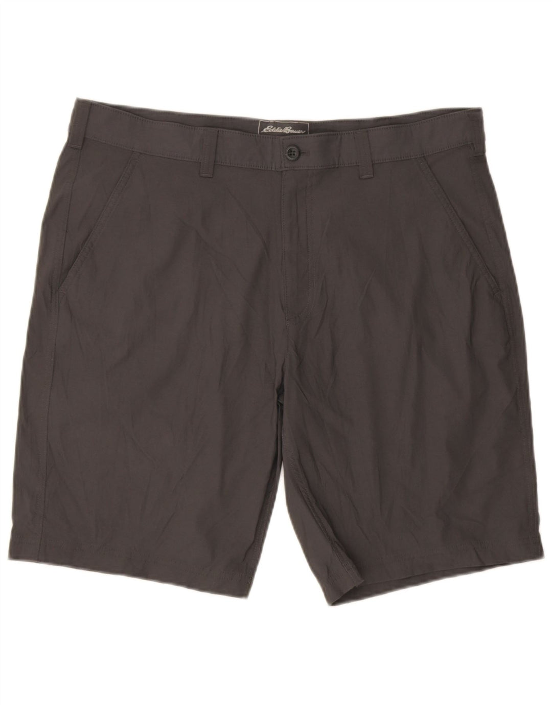 Pantaloncini chino da uomo Eddie Bauer W38 XL nylon grigio