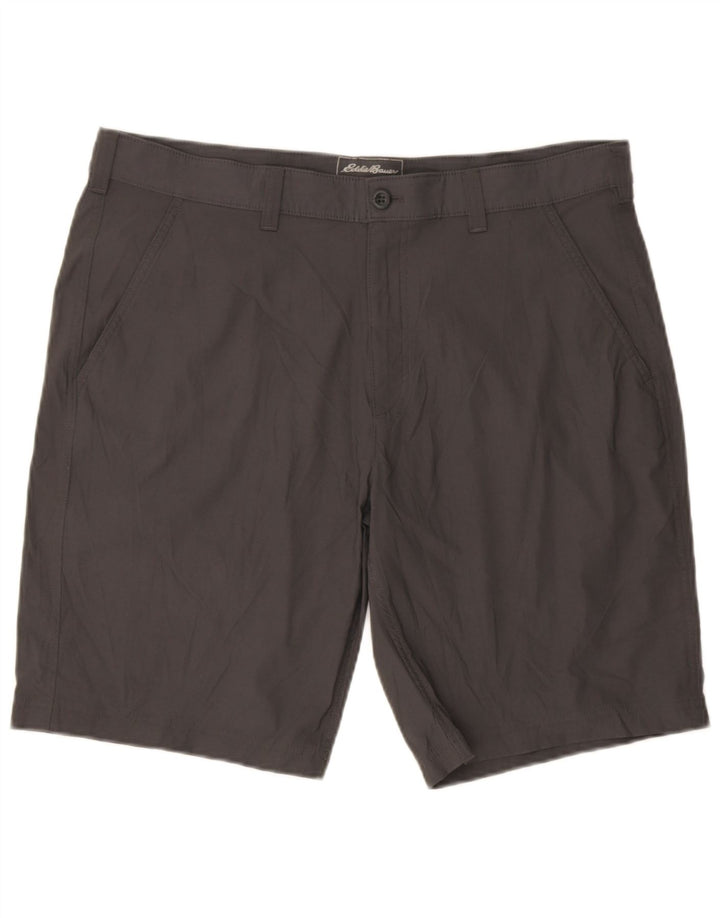 Pantaloncini chino da uomo Eddie Bauer W38 XL nylon grigio