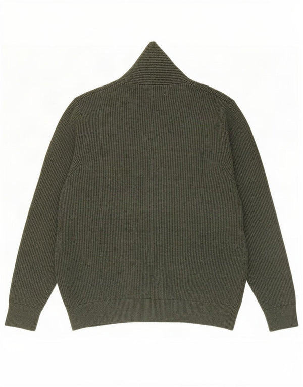 Maglione cardigan da uomo Marks & Spencer 2XL poliestere verde