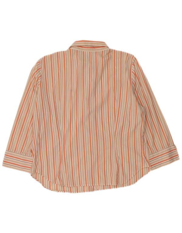 Camicia da donna Lacoste taglia 46 XL Cotone gessato beige